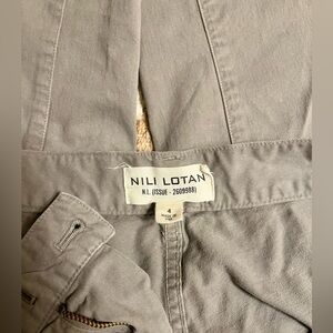 Nili Lotan Shon stone grey pants - EUC